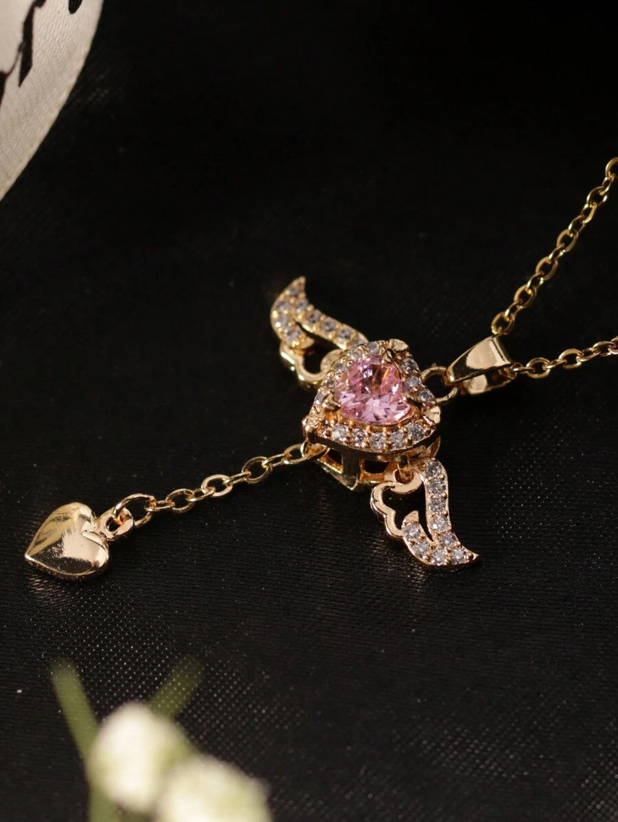 👼✨ Collar Angelical + Caja de Regalo