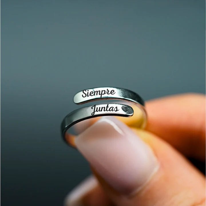 💕 Anillo “Siempre Juntas” + Caja de Lujo