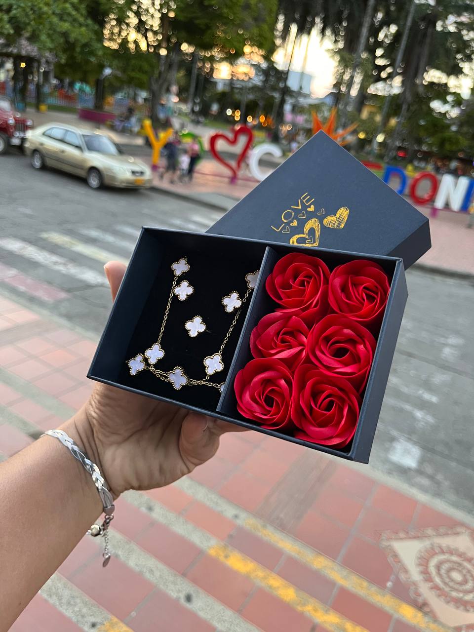 ✨ Set Trébol – Collar y Pulsera